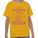 Funny Chihuahua Little Dictator Energy Youth T-shirt