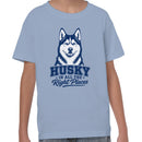 Husky In All The Right Places Funny Youth T-shirt