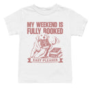 Youth's T-shirt: My Weekend Is Fully Booked Dog Reading