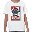 I Go Twelve Rounds Boxer Dog Youth T-shirt