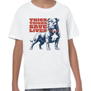 Thick Thighs Save Lives Bulldog Humor Youth T-shirt