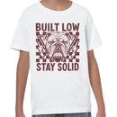 Built Low Stay Solid Bulldog Youth T-shirt