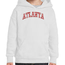 Atlanta Red Plaid Classic Youth Hoodie
