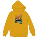 Good Vibes Cat Retro Art Youth's Hoodie