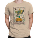 Waffle Diner 24 Hours Retro Sign Men's T-shirt