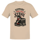 Support Your Local Stray Cat Bandana Men's T-shirt