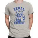 Cute Raccoon Drinking Men's T-shirt
