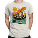 Good Vibes Cat Retro Art Men's T-shirt