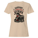 Support Your Local Stray Cat Bandana Women's T-shirt
