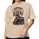 Support Your Local Stray Cat Bandana Women's T-shirt