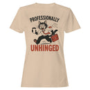 Unhinged Cat Office Humor Women's T-shirt