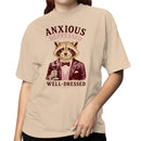 Anxious Depressed Raccoon Women's T-shirt