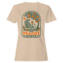 The Peachy State Skeleton Under Tree Women's T-shirt