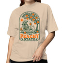 The Peachy State Skeleton Under Tree Women's T-shirt