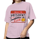 Overthinkers Club Name Tag Women's T-shirt