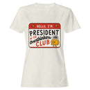 Overthinkers Club Name Tag Women's T-shirt