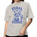 Cute Raccoon Drinking Women's T-shirt
