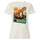 Good Vibes Cat on Record Player Women's T-shirt