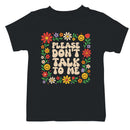 Floral Retro Youth's T-shirt - Don't Talk To Me