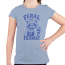 Cute Raccoon Drinking Youth T-shirt