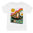 Good Vibes Cat Retro Art Youth's T-shirt