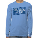 Obama 2028 Election Flag Men's Long Sleeve Shirt