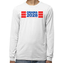 Obama 2028 Presidential Election Men's Long Sleeve