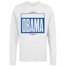 Obama Hope Change Progress Men's Long Sleeve Shirt