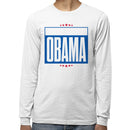 Obama Hope Change Progress Men's Long Sleeve Shirt