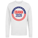 Obama 2028 Campaign Badge Men's Long Sleeve Shirt