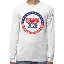 Obama 2028 Campaign Badge Men's Long Sleeve Shirt