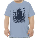 Nautical Octopus Captain Toddler T-shirt