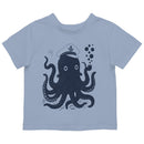 Nautical Octopus Captain Toddler T-shirt