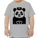 Panda Driving Conductor Hat Toddler T-shirt