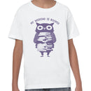 My Weekend Is Booked Owl Reading Youth's T-shirt