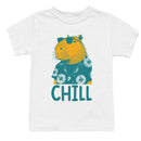 Chill Capybara Floral Youth T-shirt