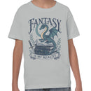 Fantasy Is My Reality Dragon Moon Youth T-shirt