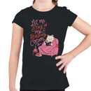 Let Me Stay In My Reading Cocoon Cat Youth T-shirt