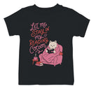 Let Me Stay In My Reading Cocoon Cat Youth T-shirt