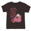 Let Me Stay In My Reading Cocoon Cat Youth T-shirt