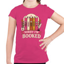 Sorry I’m Booked Book Lover Floral Youth T-shirt