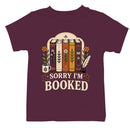 Sorry I’m Booked Book Lover Floral Youth T-shirt