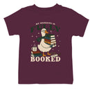 Youth's T-shirt: My Weekend Is Fully Booked Duck Reading