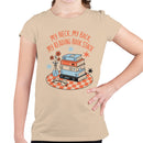 Youth's T-shirt: My Neck My Back My Reading Book Stack
