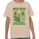 Well-Read and Highly Opinionated Bear Youth T-shirt