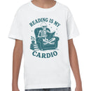 Reading Is My Cardio Skeleton Youth's T-shirt