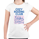 Youth's Cozy Reading Club Book Lover T-shirt