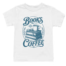 Books and Coffee Vintage Typography Youth T-shirt