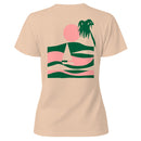 Minimalist Sailboat Sunset Women's T-shirt