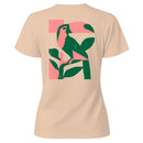 Abstract Bird Leaves Minimalist Art Women's T-shirt